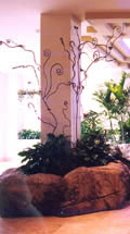 Moody Hotel lobby detail left post