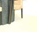 Detail - Stone Steel & Glass Table