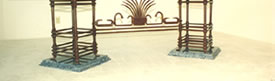 Bahama Desk base detail